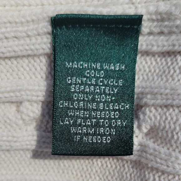 Ralph Lauren Cable-Knit Zip Turtleneck Sweater - Picture 7 of 7